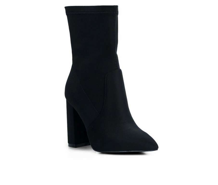 Heeled Boots * | Women'S London Rag Tomps Mid Calf Heeled Booties