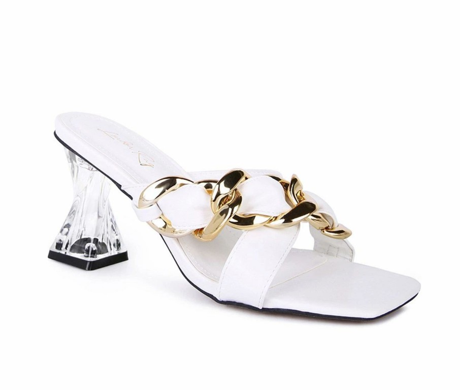 Block Heels * | Women'S London Rag Wandy Dress Sandals