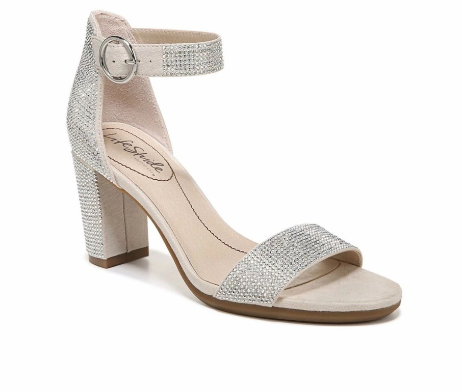 Heeled Sandals * | Women'S Lifestride Averly Glitz Dress Sandals