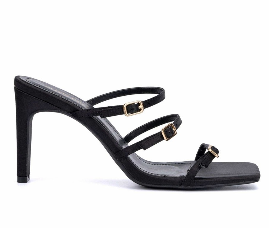 Block Heels * | Women'S Olivia Miller Eden Dress Sandals