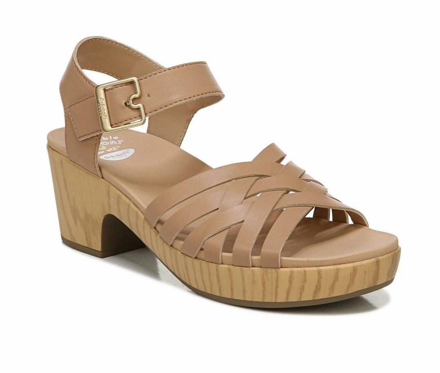 Block Heels * | Women'S Dr. Scholls First Of All Dress Sandals