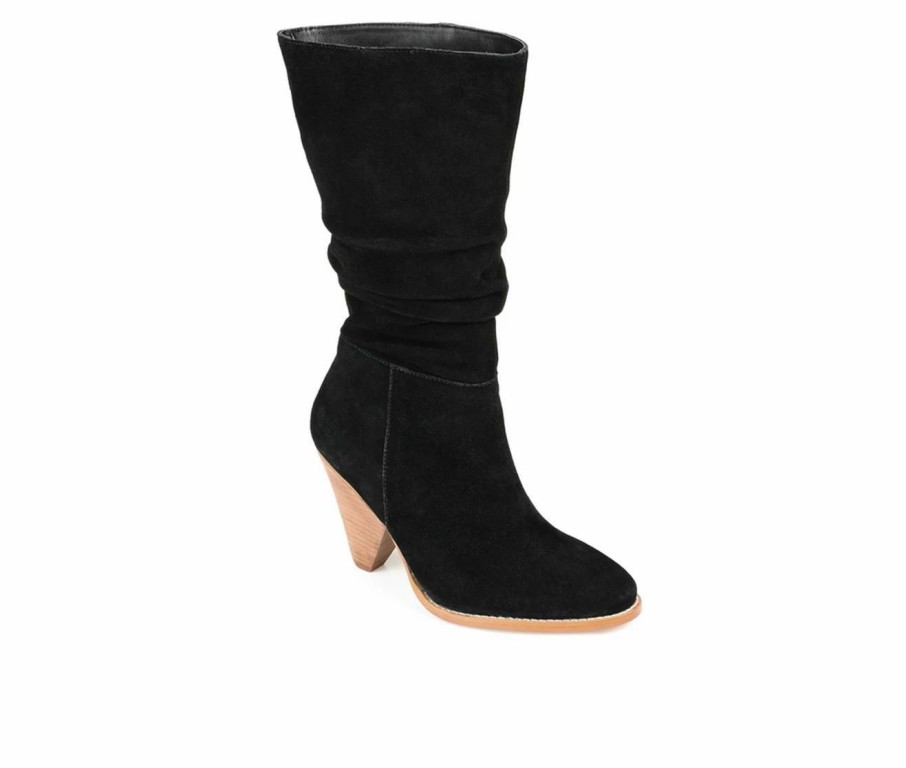 Heeled Boots * | Women'S Journee Signature Syrinn Mid Calf Heeled Boots