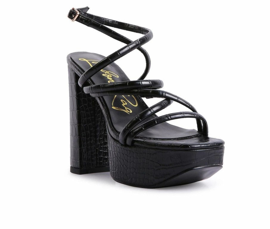 Platform Heels * | Women'S London Rag Beam Platform Dress Sandals