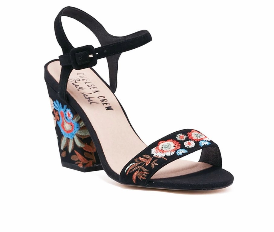 Heeled Sandals * | Women'S Chelsea Crew Feisty Dress Sandals