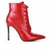 Heeled Boots * | Women'S London Rag Escala Heeled Ankle Booties