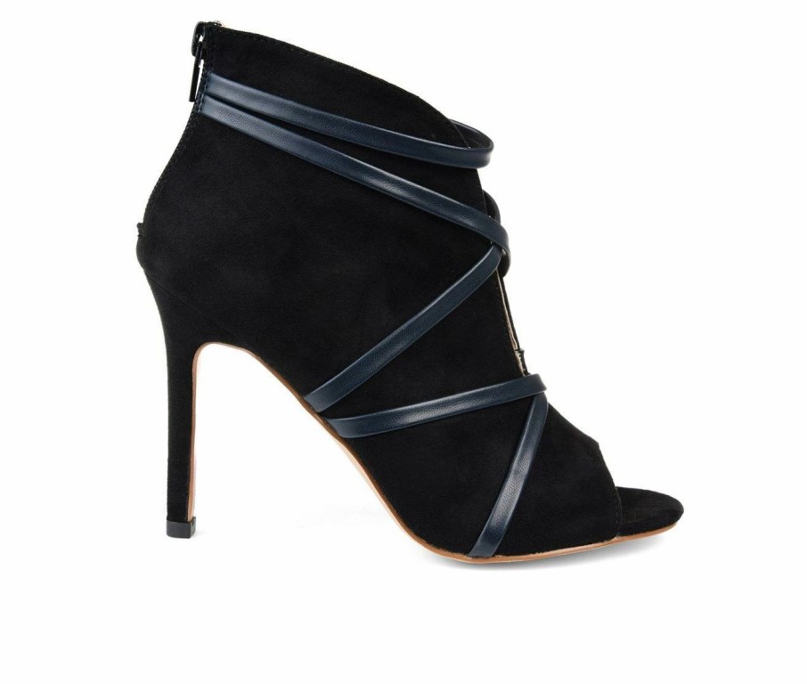 Stiletto Heels * | Women'S Journee Collection Samara Stiletto Peep Toe Booties