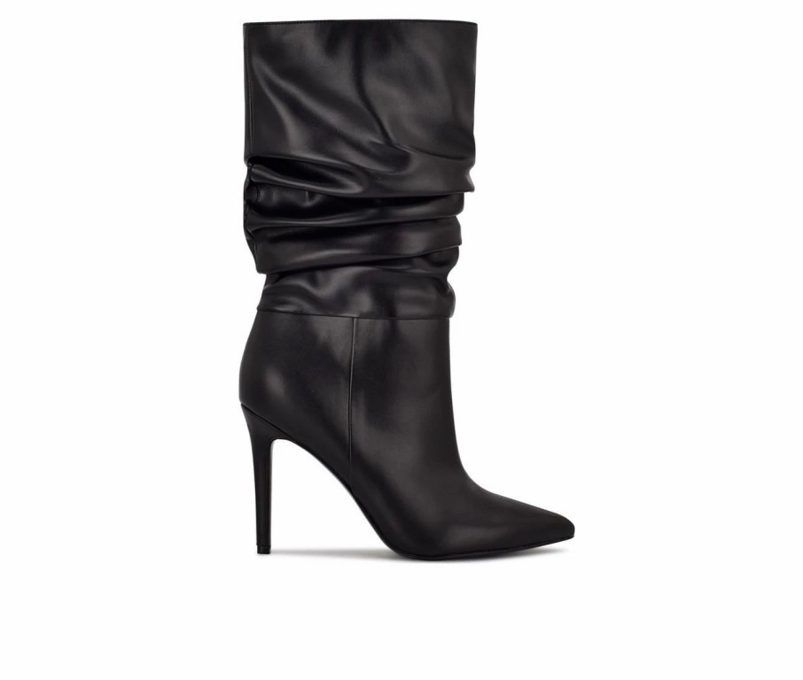 Heeled Boots * | Women'S Nine West Tasta Mid Calf Heeled Boots