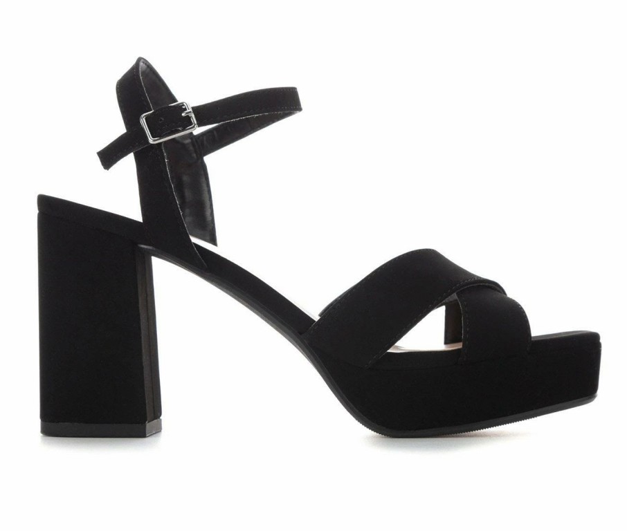 Heeled Sandals * | Women'S Soda Slope Platform Dress Sandals