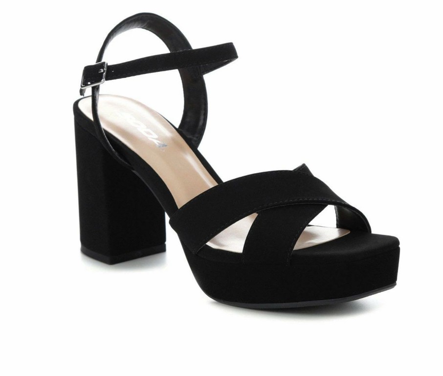 Heeled Sandals * | Women'S Soda Slope Platform Dress Sandals