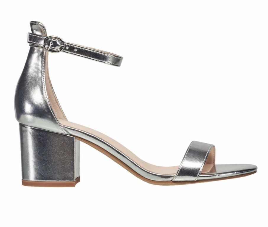 Heeled Sandals * | Women'S Halston Practical Dress Sandals