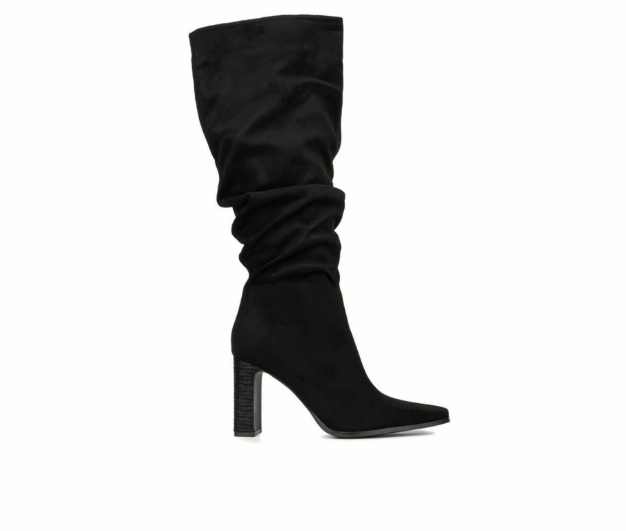 Heeled Boots * | Women'S New York And Company Damaris Knee High Heeled Boots