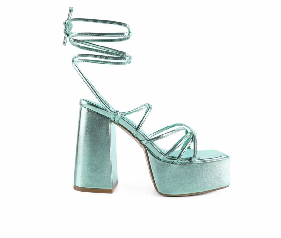 Platform Heels * | Women'S London Rag Anvil Platform Block Heels