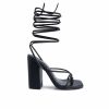 Block Heels * | Women'S London Rag Dance Block Heel Dress Sandals