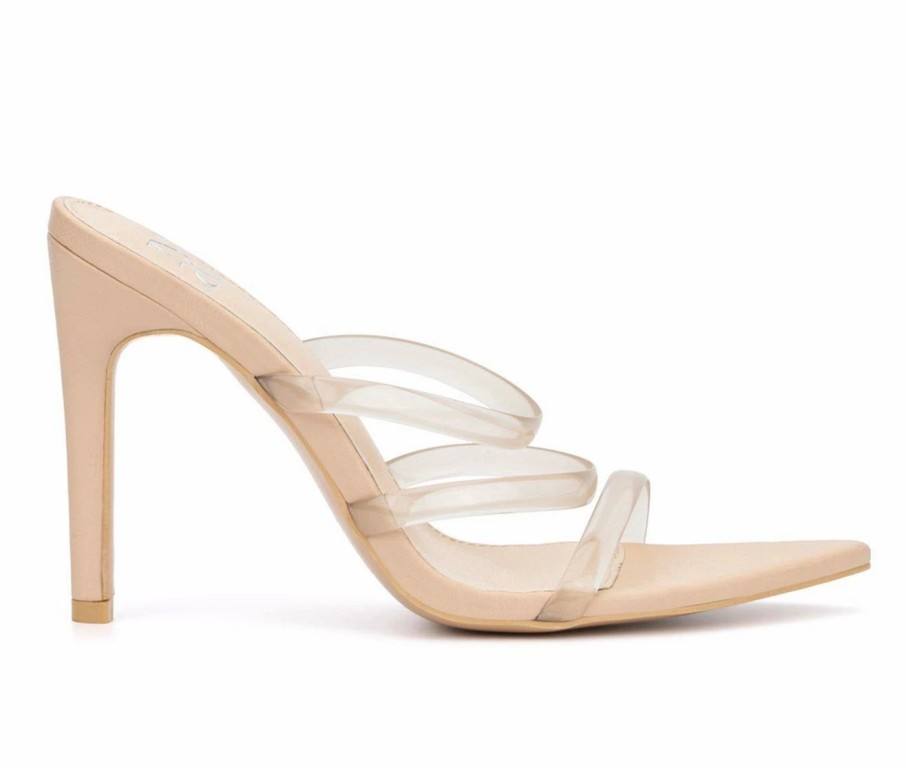 Heeled Sandals * | Women'S New York And Company Biana Dress Sandals