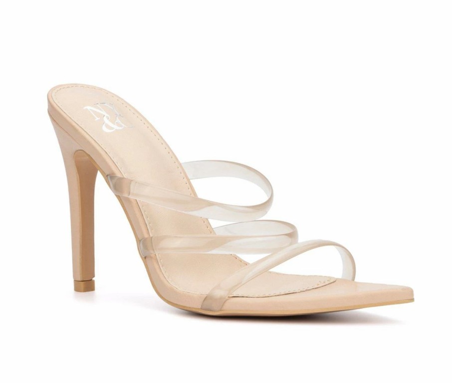 Heeled Sandals * | Women'S New York And Company Biana Dress Sandals