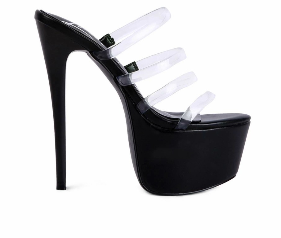 Platform Heels * | Women'S London Rag Up Platform Stiletto Sandals