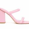 Block Heels * | Women'S New York And Company Galina Dress Sandals