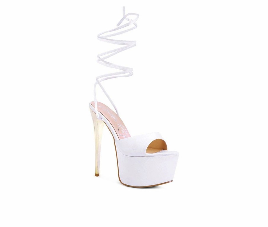 Platform Heels * | Women'S London Rag Passion Fruit Platform Dress Sandals