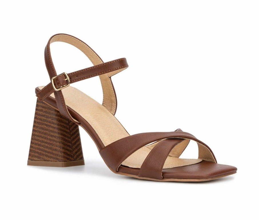 Heeled Sandals * | Women'S New York And Company Kathie Dress Sandals