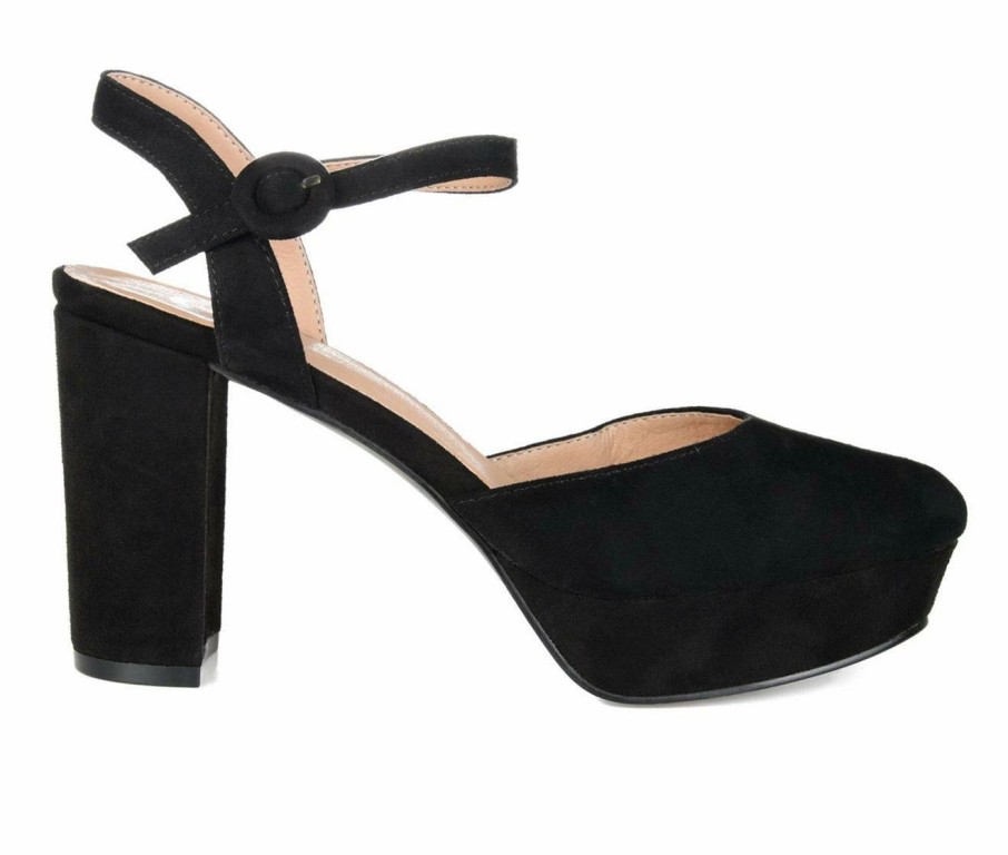 Block Heels * | Women'S Journee Collection Roslynn Platform Heels