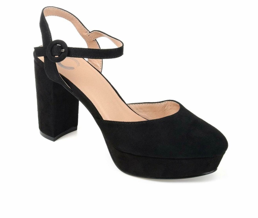 Block Heels * | Women'S Journee Collection Roslynn Platform Heels