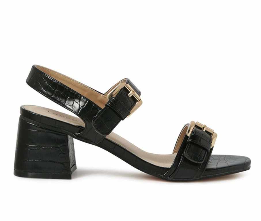 Heeled Sandals * | Women'S London Rag Croc Dress Sandals