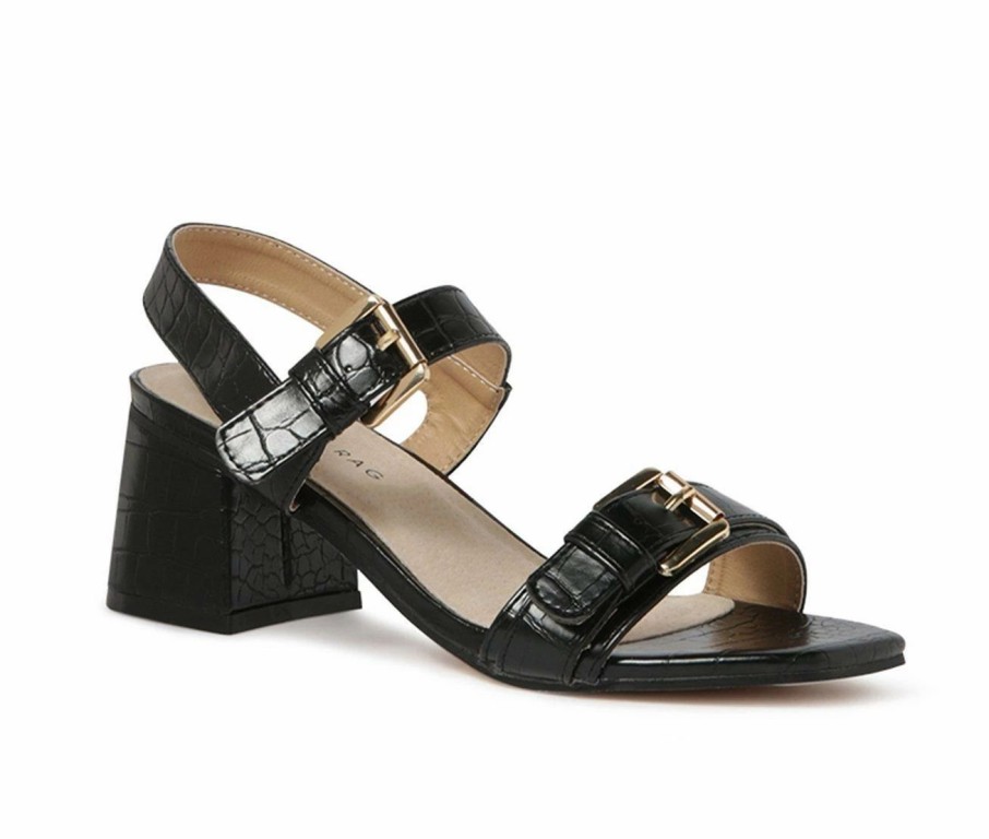 Heeled Sandals * | Women'S London Rag Croc Dress Sandals