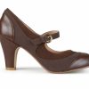 Block Heels * | Women'S Journee Collection Siri Pumps