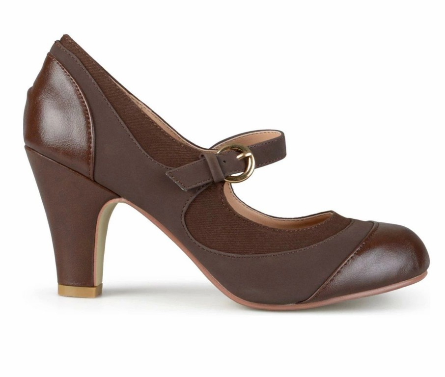 Block Heels * | Women'S Journee Collection Siri Pumps