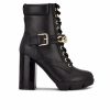 Heeled Boots * | Women'S Nine West Vilage Lace Up Heeled Booties