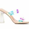 Heeled Sandals * | Women'S New York And Company Zeta Emb Dress Sandals