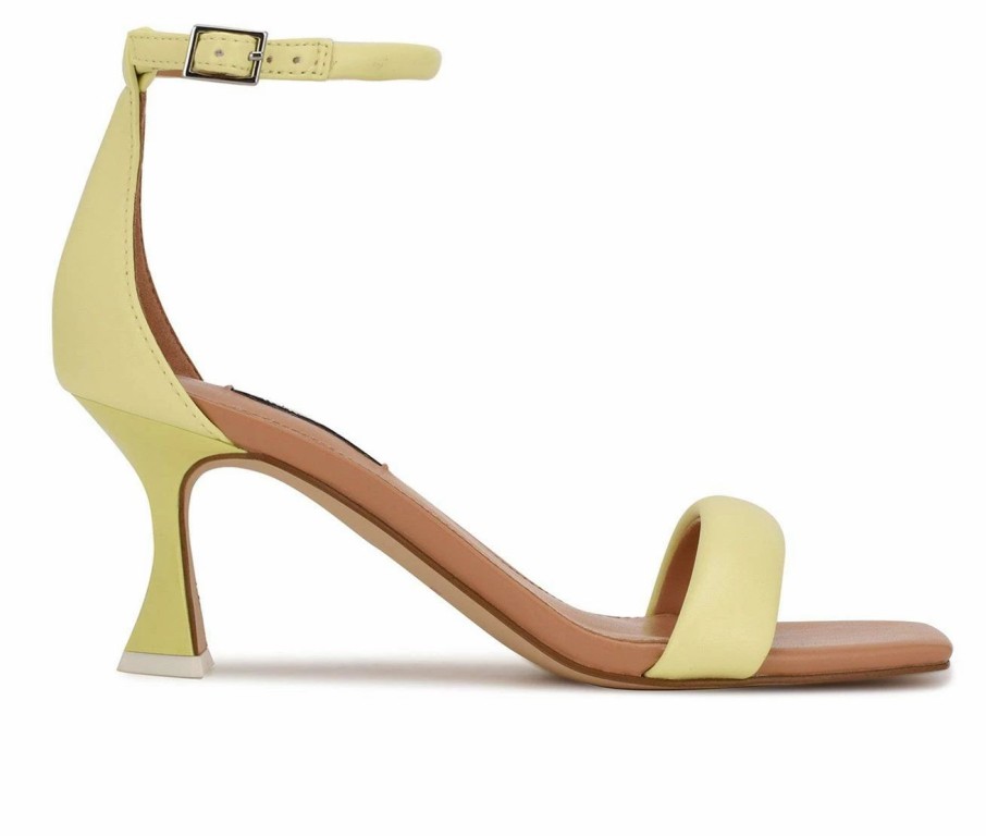 Heeled Sandals * | Women'S Nine West Paxx Heeled Dress Sandals