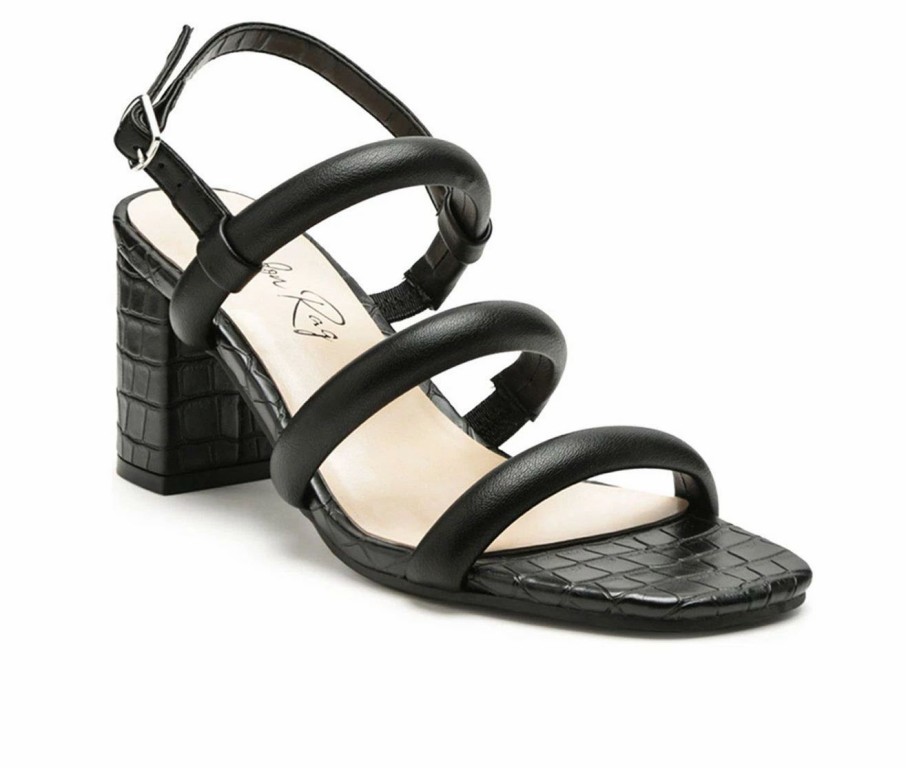 Block Heels * | Women'S London Rag Slater Dress Sandals