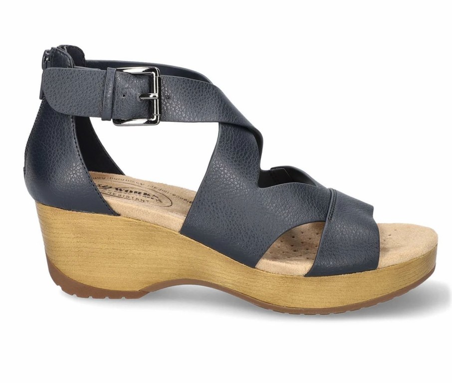 Heeled Sandals * | Women'S Easy Works By Easy Street Roza Slip Resistant Heeled Sandals