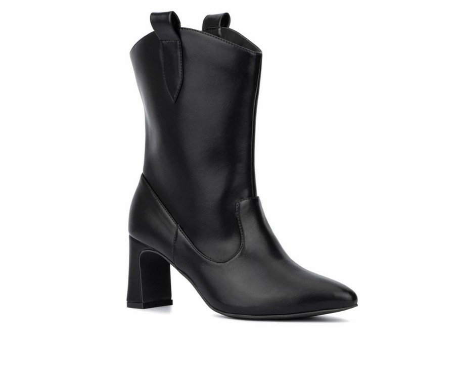 Heeled Boots * | Women'S Fashion To Figure Iliana Wc Heeled Ankle Booties