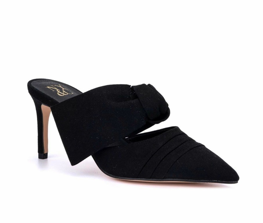 Stiletto Heels * | Women'S New York And Company Capri Mule Pumps