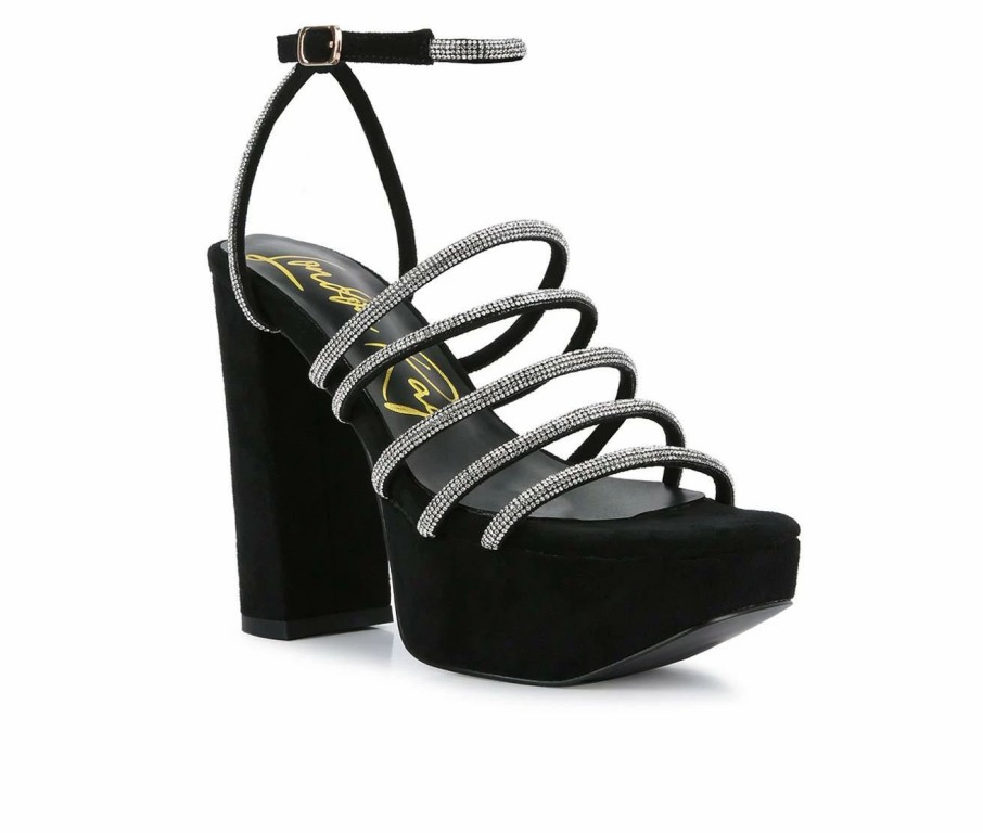 Platform Heels * | Women'S London Rag Trick Platform Dress Sandals