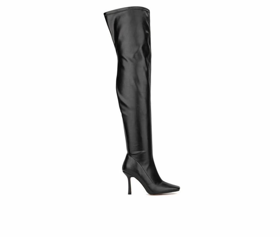 Stiletto Heels * | Women'S New York And Company Natalia Over The Knee Boots