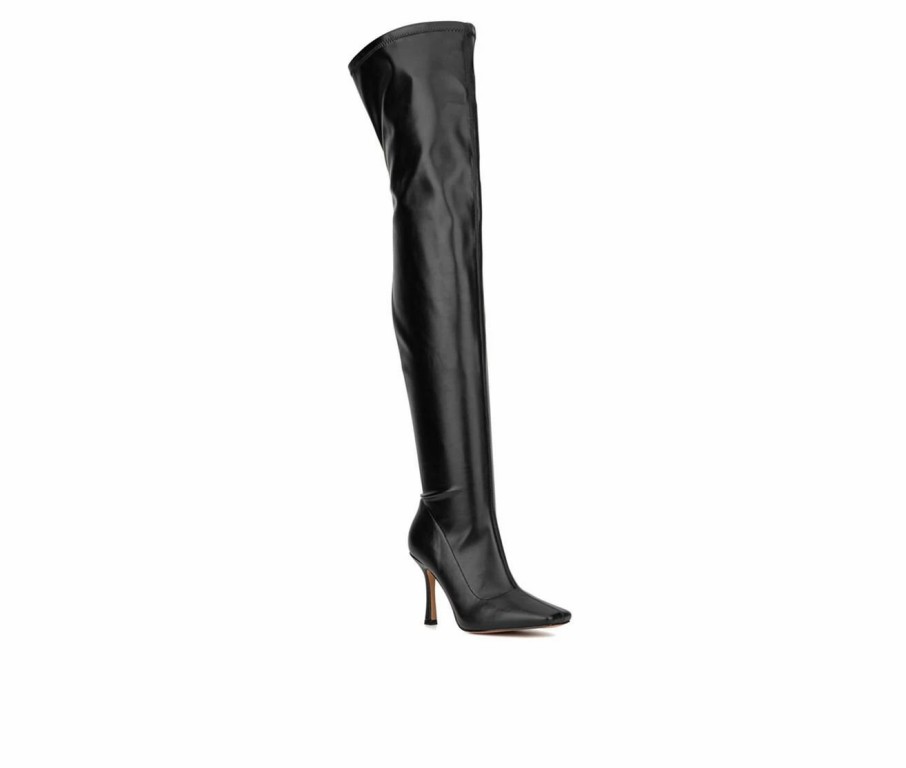 Stiletto Heels * | Women'S New York And Company Natalia Over The Knee Boots