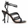 Heeled Sandals * | Women'S New York And Company Christa Dress Sandals