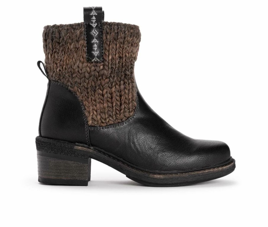 Heeled Boots * | Women'S Muk Luks Arya Arlene Heeled Winter Booties