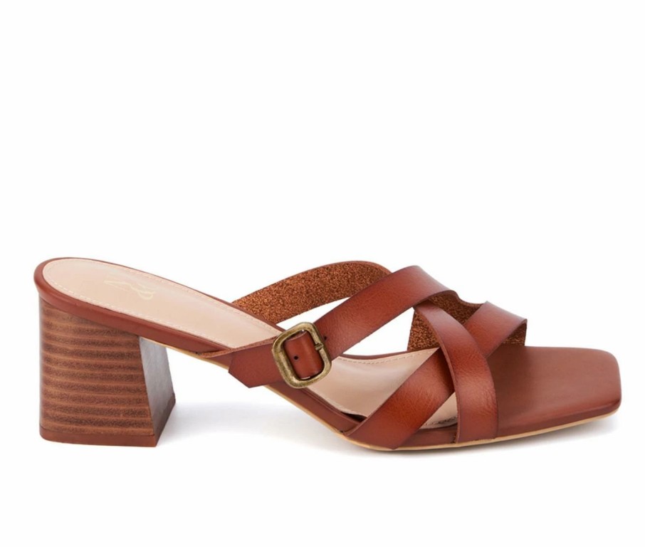 Heeled Sandals * | Women'S New York And Company Fantasia Dress Sandals