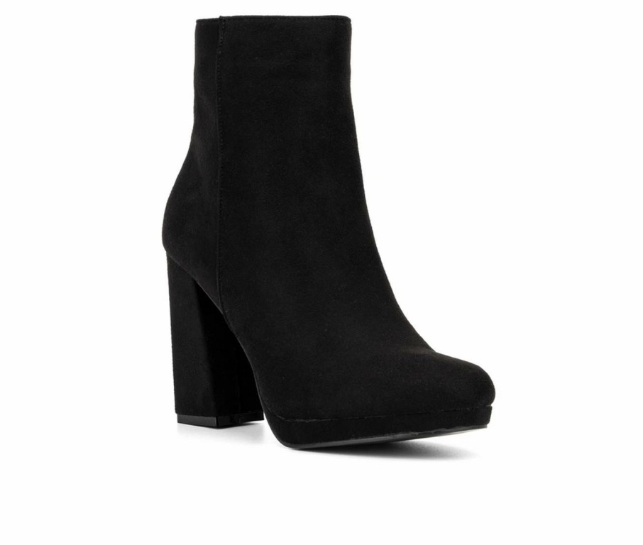 Heeled Boots * | Women'S New York And Company Fran Heeled Booties