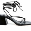 Block Heels * | Women'S London Rag Spruce Dessert Block Heel Dress Sandals