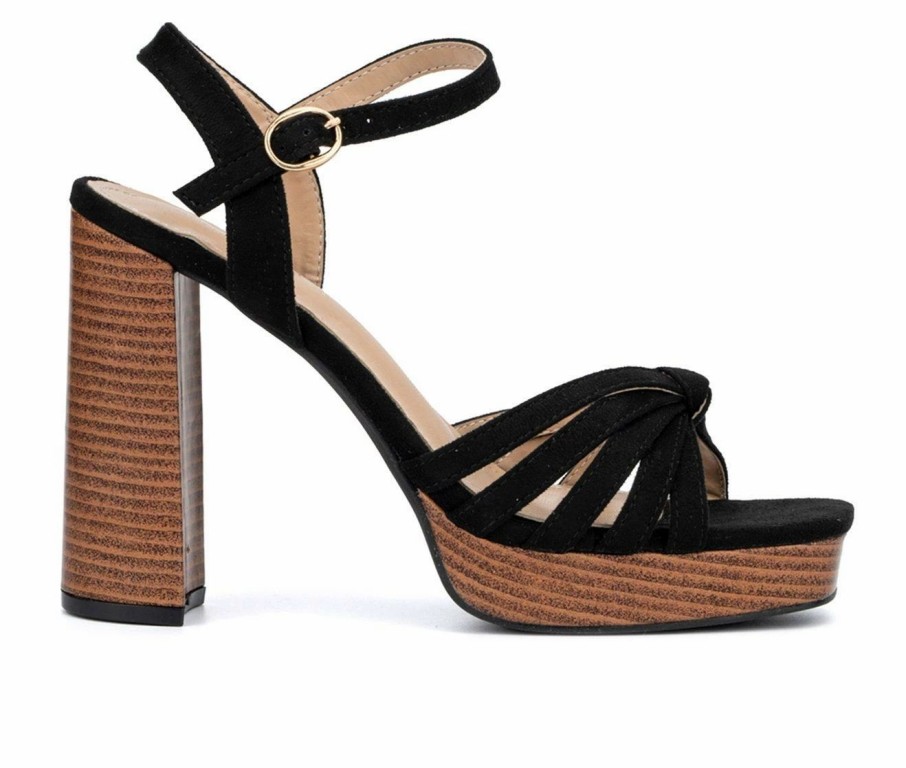 Heeled Sandals * | Women'S Olivia Miller Galia Dress Sandals