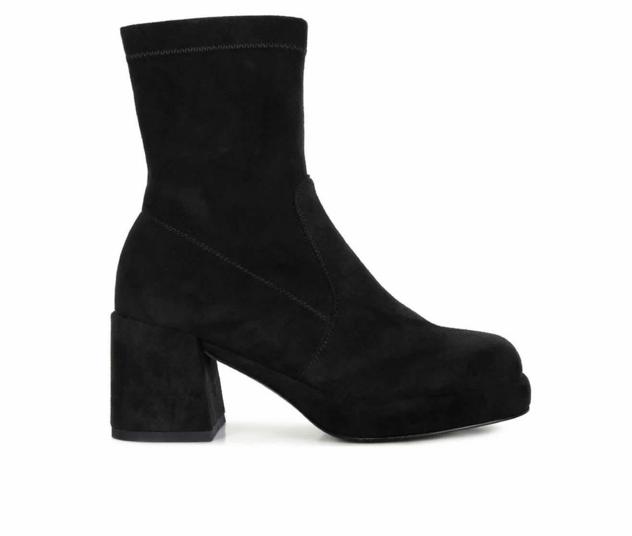 Heeled Boots * | Women'S Rag & Co Two Cubes Heeled Booties