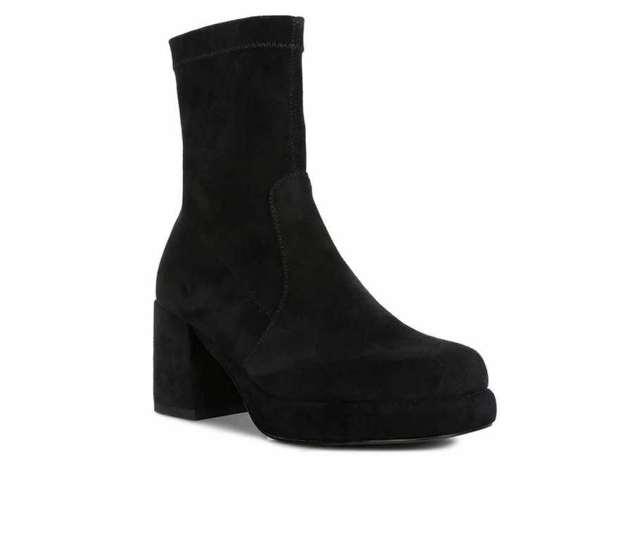 Heeled Boots * | Women'S Rag & Co Two Cubes Heeled Booties