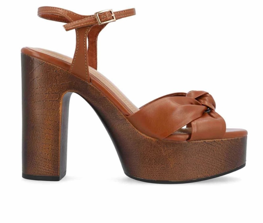 Heeled Sandals * | Women'S Journee Collection Lorrica Platform Dress Sandals