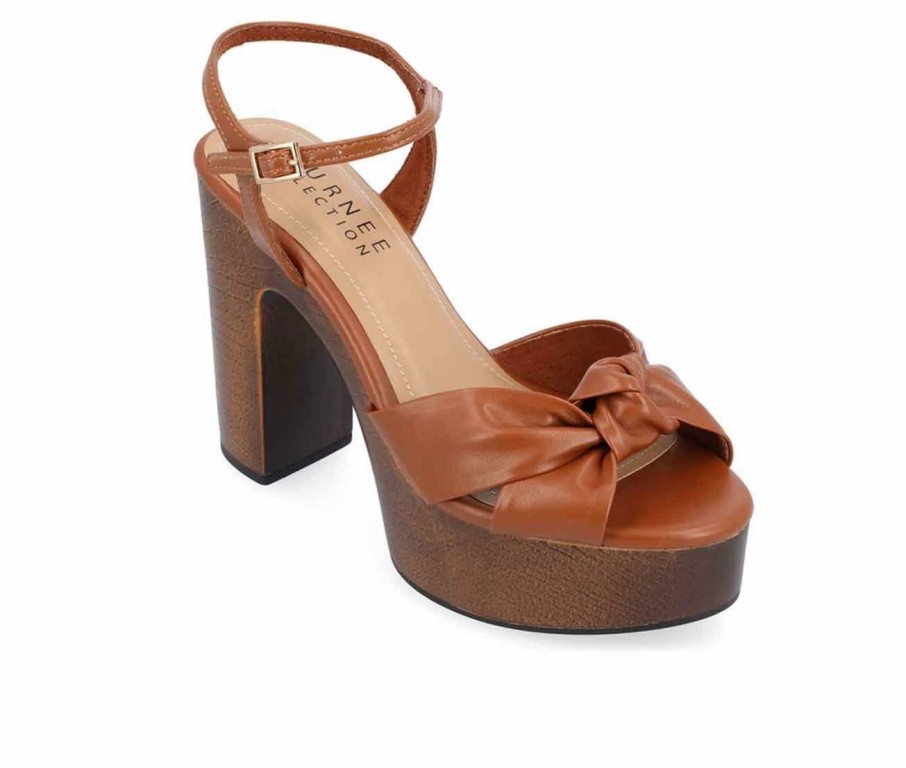 Heeled Sandals * | Women'S Journee Collection Lorrica Platform Dress Sandals