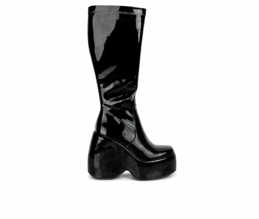 Heeled Boots * | Women'S London Rag Dan Knee High Platform Boots